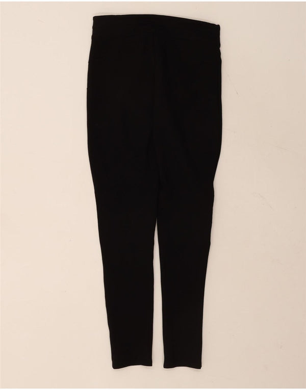 Zara Γυναικείο Crop Skinny Casual Παντελόνι Medium W28 L25 Black Colourblock