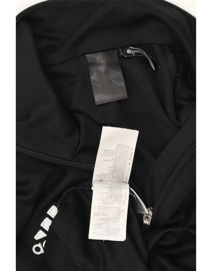 Adidas Ανδρική φόρμα πουλόβερ με φερμουάρ Climalite Top Large Μαύρο Πολυεστέρας