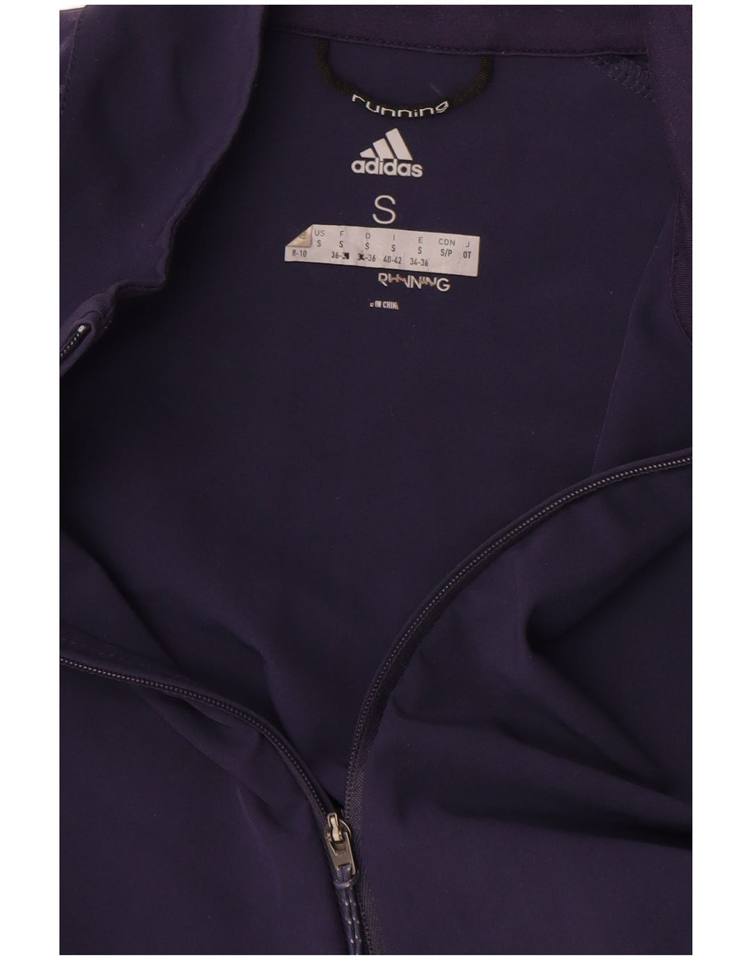 Γυναικεία αθλητική φόρμα για τρέξιμο Adidas Top Jacket UK 8/10 Small Navy Blue