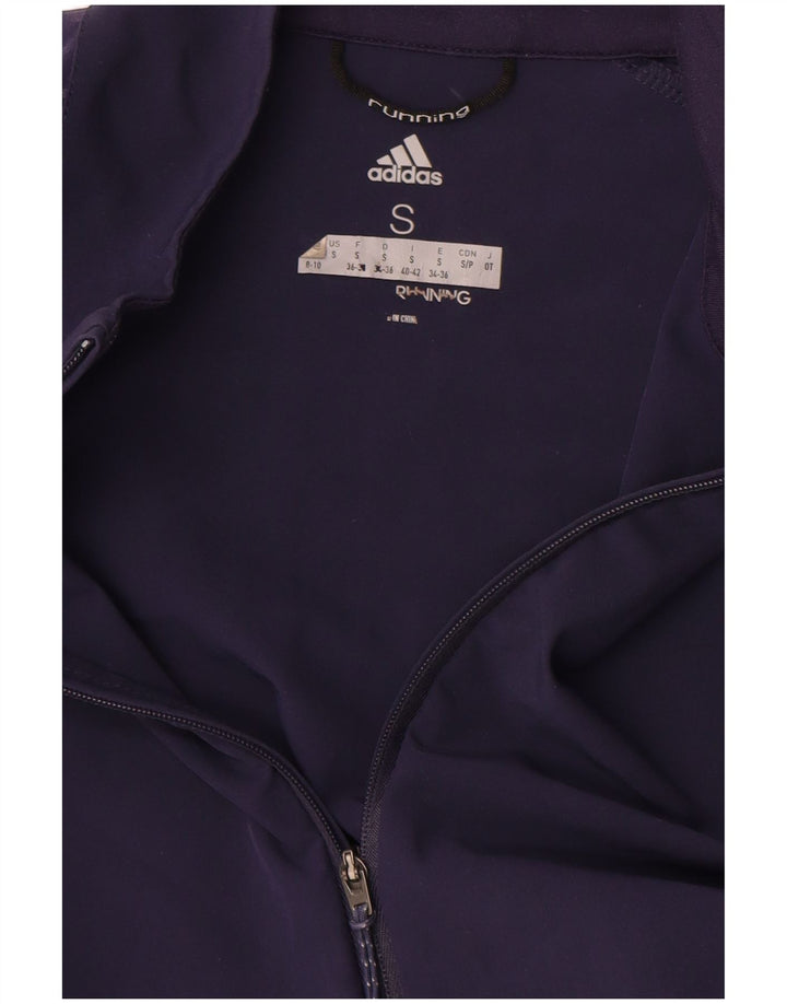 Γυναικεία αθλητική φόρμα για τρέξιμο Adidas Top Jacket UK 8/10 Small Navy Blue