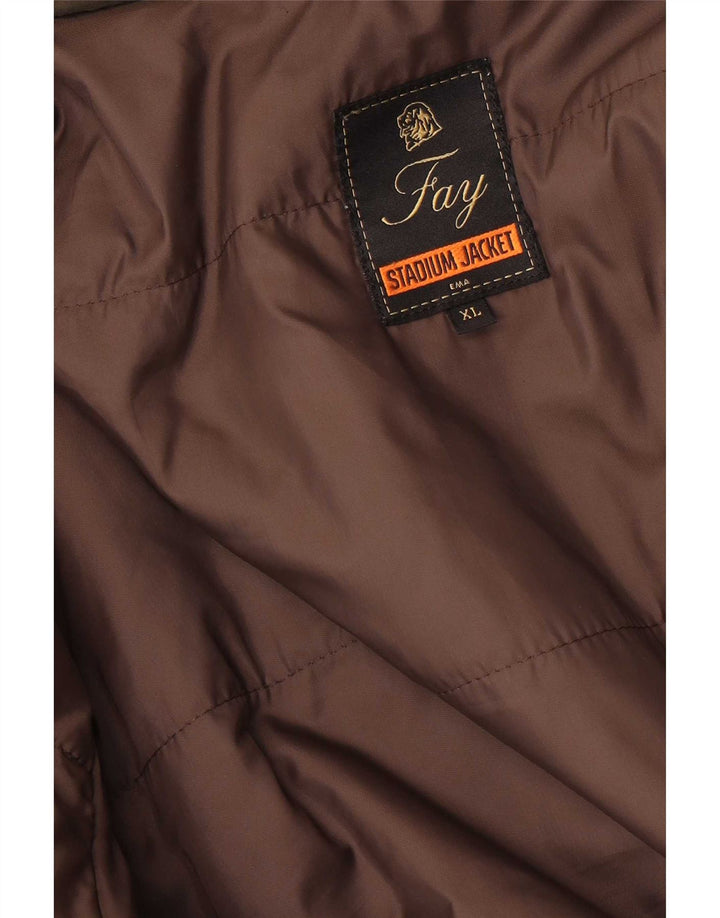 Fay Mens Utility Jacket UK 42 XL Khaki