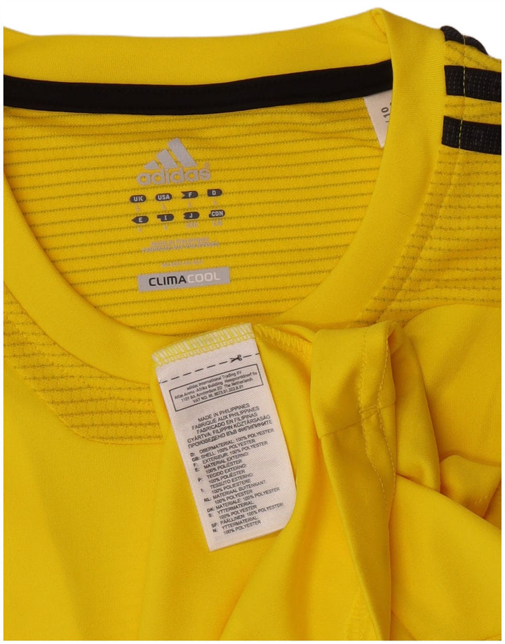 Adidas Ανδρικό T-Shirt Climacool Top Large Yellow Polyester