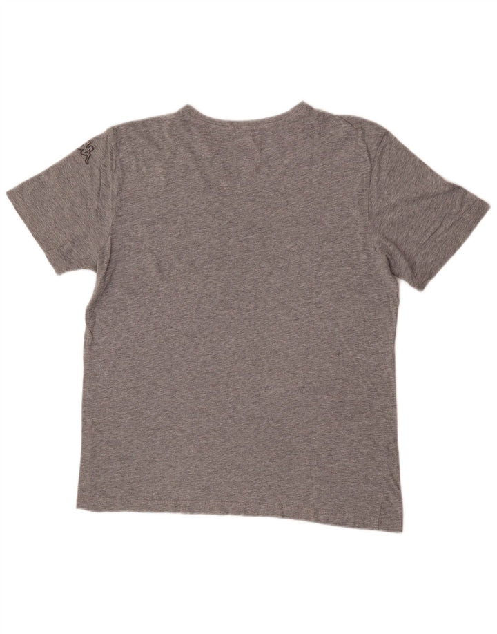 Ανδρικό γραφικό T-Shirt Kappa Top Large Grey