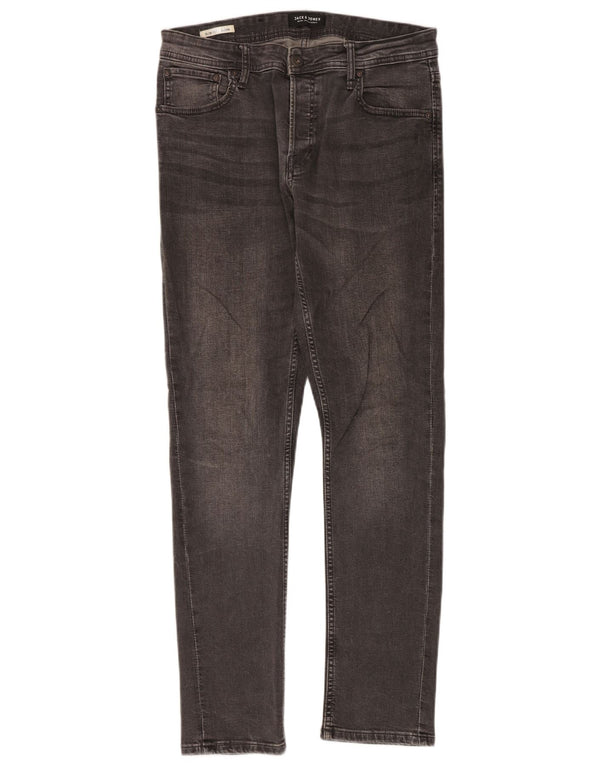 Jack & Jones Ανδρικό Τζιν GLENN Slim W32 L32 Γκρι βαμβακερό