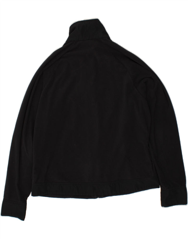 REEBOK Womens Fleece Jacket UK 18 XL Black Polyester Vintage Reebok and Second-Hand Reebok from Messina Hembry 