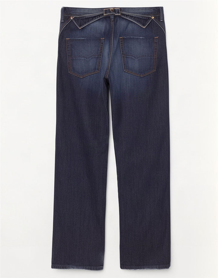 Diesel Ανδρικά τζιν Pheyo Distressed Straight W33 L34 Navy Blue Cotton