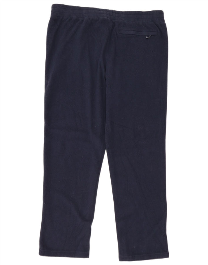 Marks & Spencer Ανδρική φόρμα Fleece Παντελόνι XL Navy Blue Polyester