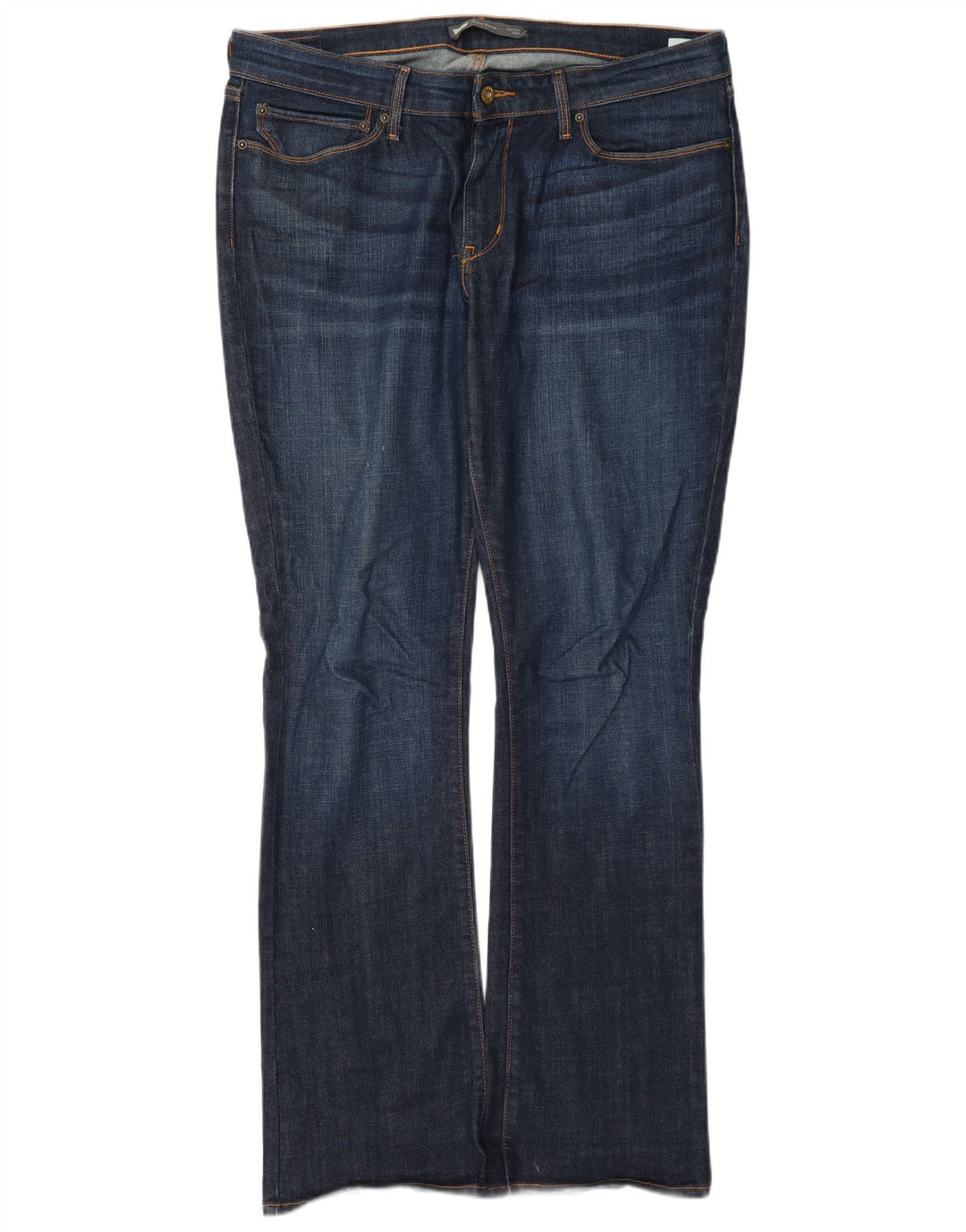 Γυναικείο τζιν Levi's ψηλόμεσο μποτάκι W33 L32 Navy Blue Cotton