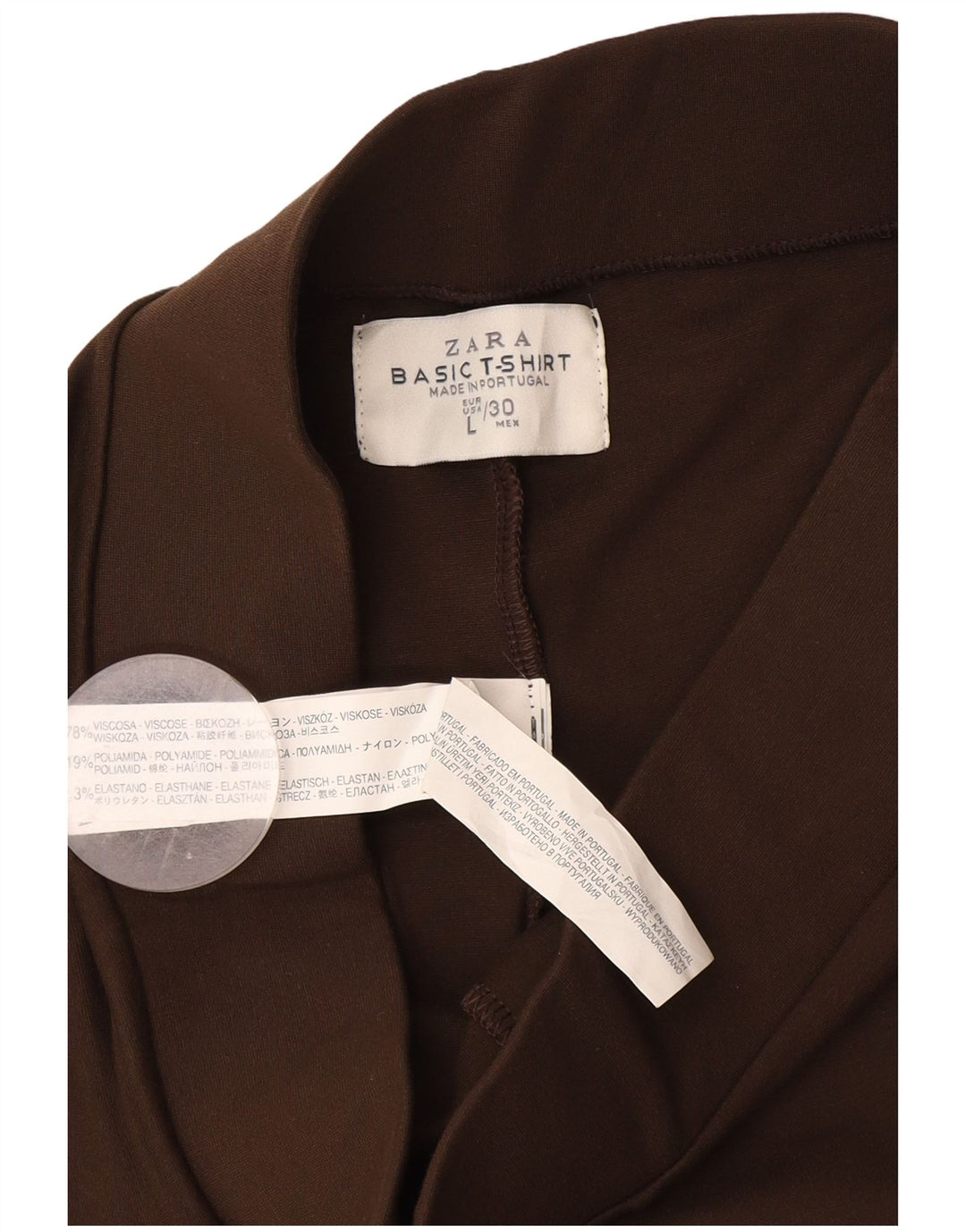 Zara Γυναικείο Κολάν UK 14 Μεγάλη Καφέ Βισκόζη