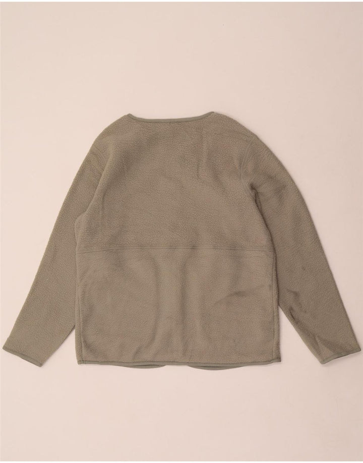 Marks & Spencer Γυναικείο Fleece Jacket UK 14 Medium Khaki Polyester
