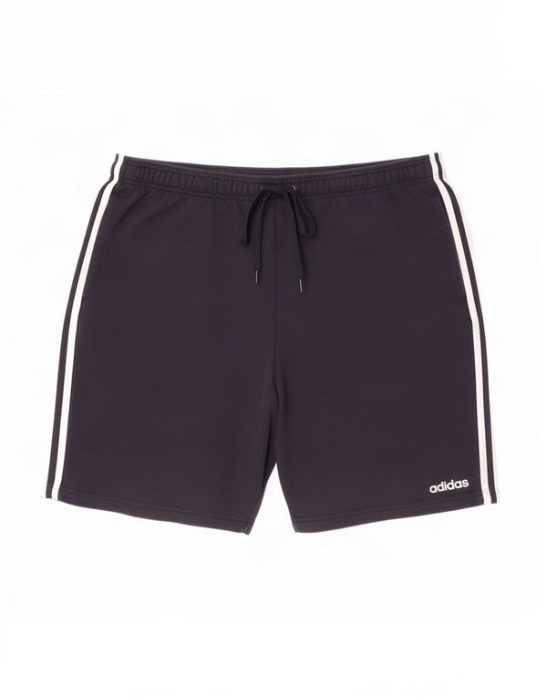 Adidas Mens Sport Shorts 2XL Navy Blue Cotton