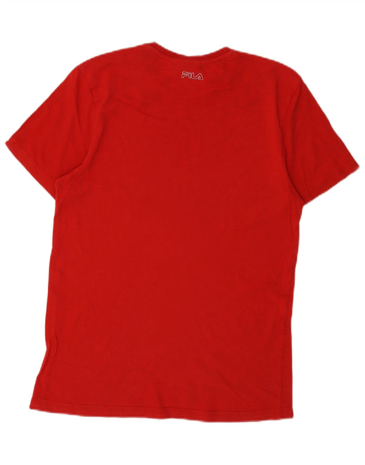 Ανδρικό γραφικό T-Shirt FILA Top XS Red
