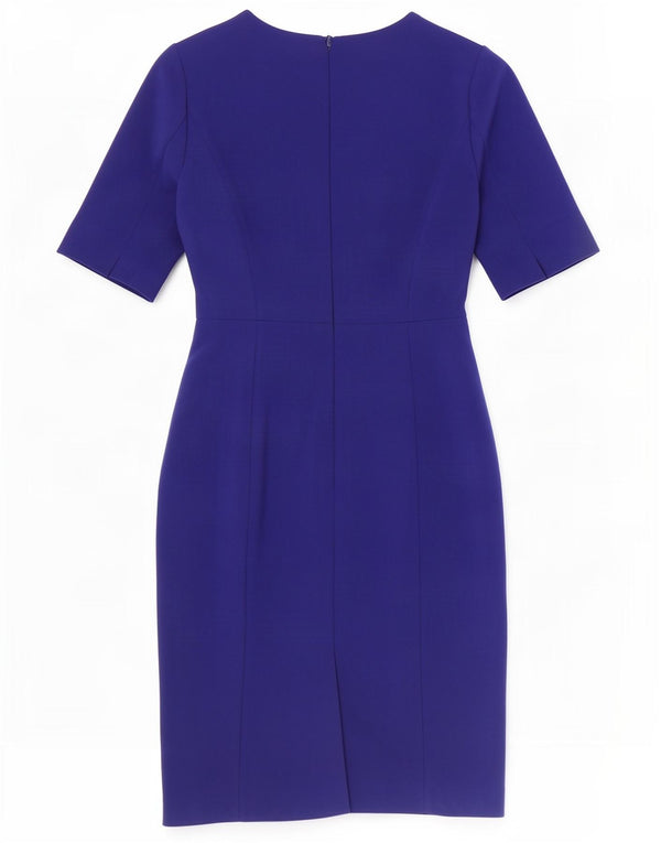 Hobbs Γυναικείο φόρεμα με θήκη UK 10 Small Blue Polyester