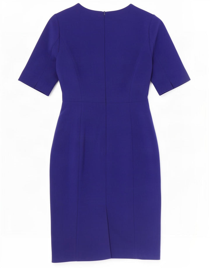 Hobbs Γυναικείο φόρεμα με θήκη UK 10 Small Blue Polyester