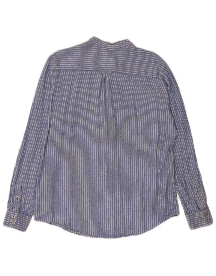 Ανδρικό πουκάμισο Crew Clothing Λινό με μεσαίο μπλε pinstripe