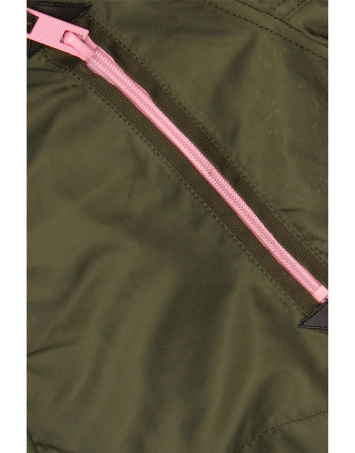 Γυναικείο μπουφάν Parka με κουκούλα SUPERDRY UK 14 Medium Khaki Nylon