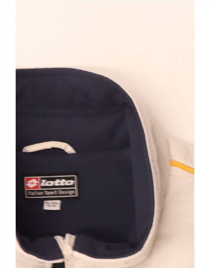 LOTTO Ανδρικό γραφικό Gilet IT 52 XL Λευκός Πολυεστέρας