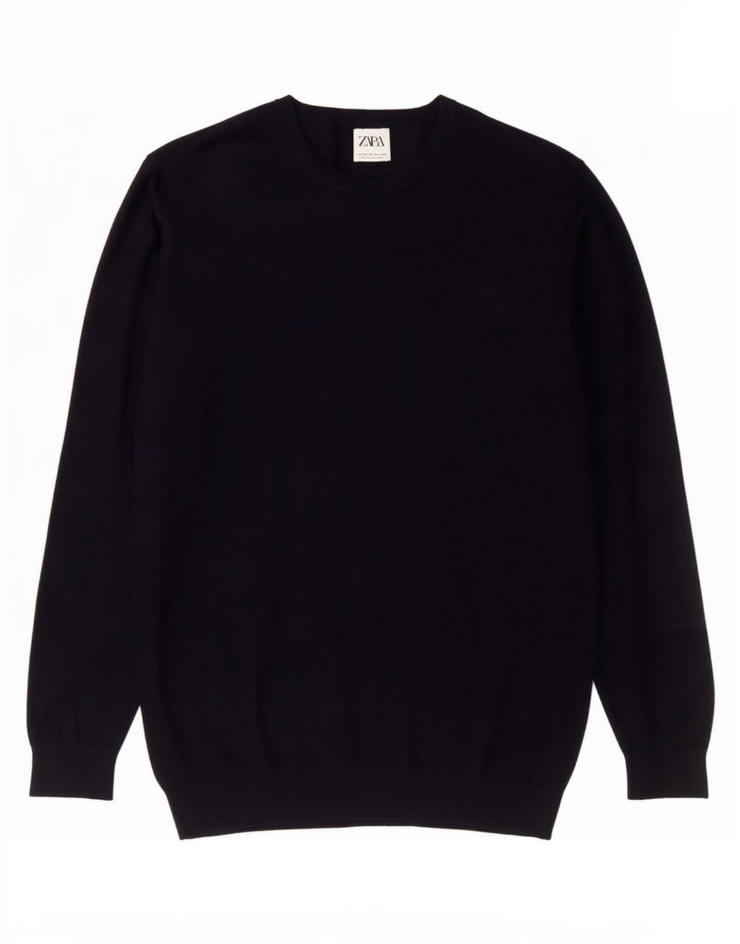 Ανδρικό πουλόβερ Zara Crew Neck Jumper Medium Navy Blue