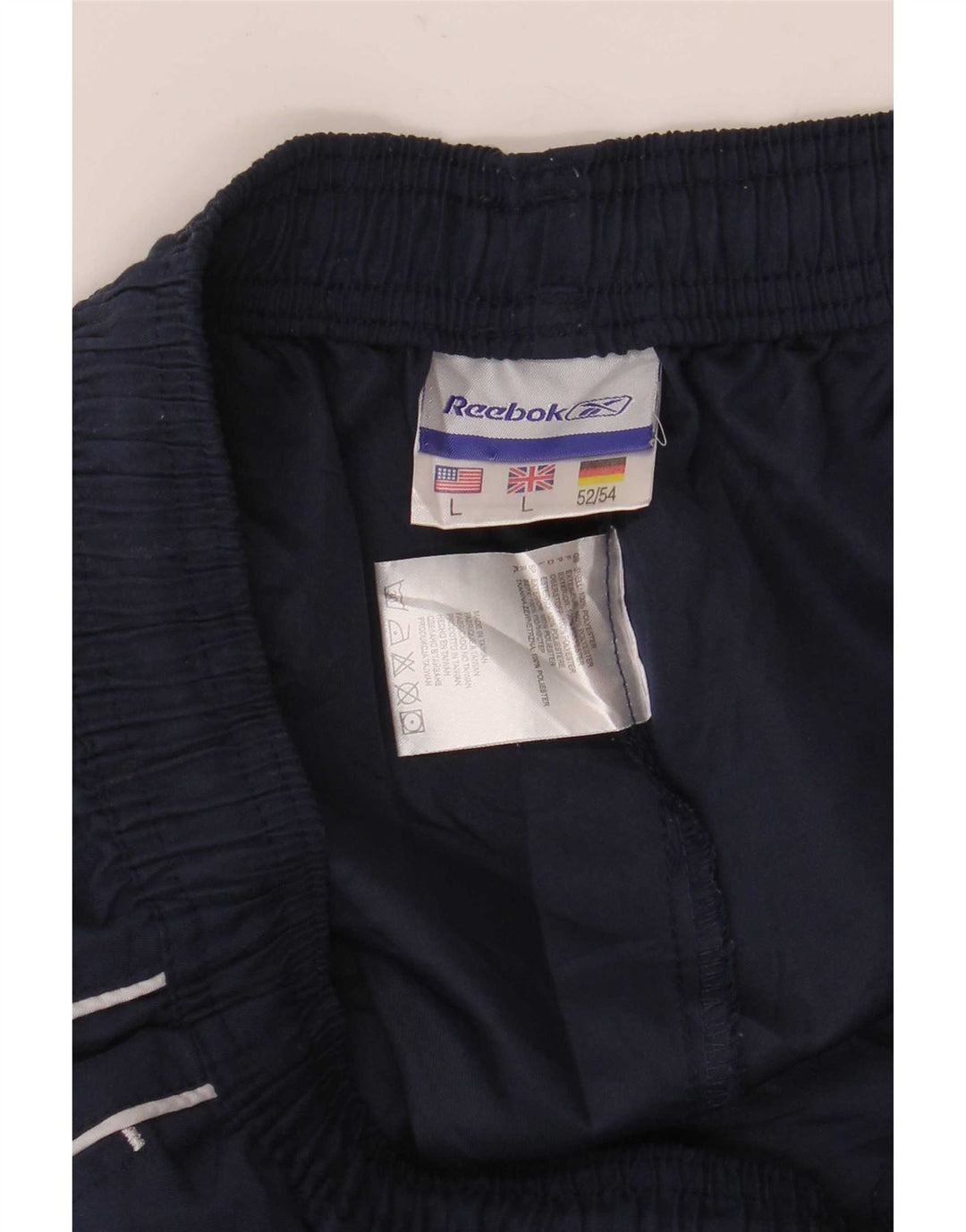 Ανδρική αθλητική φόρμα Reebok Graphic Παντελόνι Μεγάλο Navy Blue Polyester