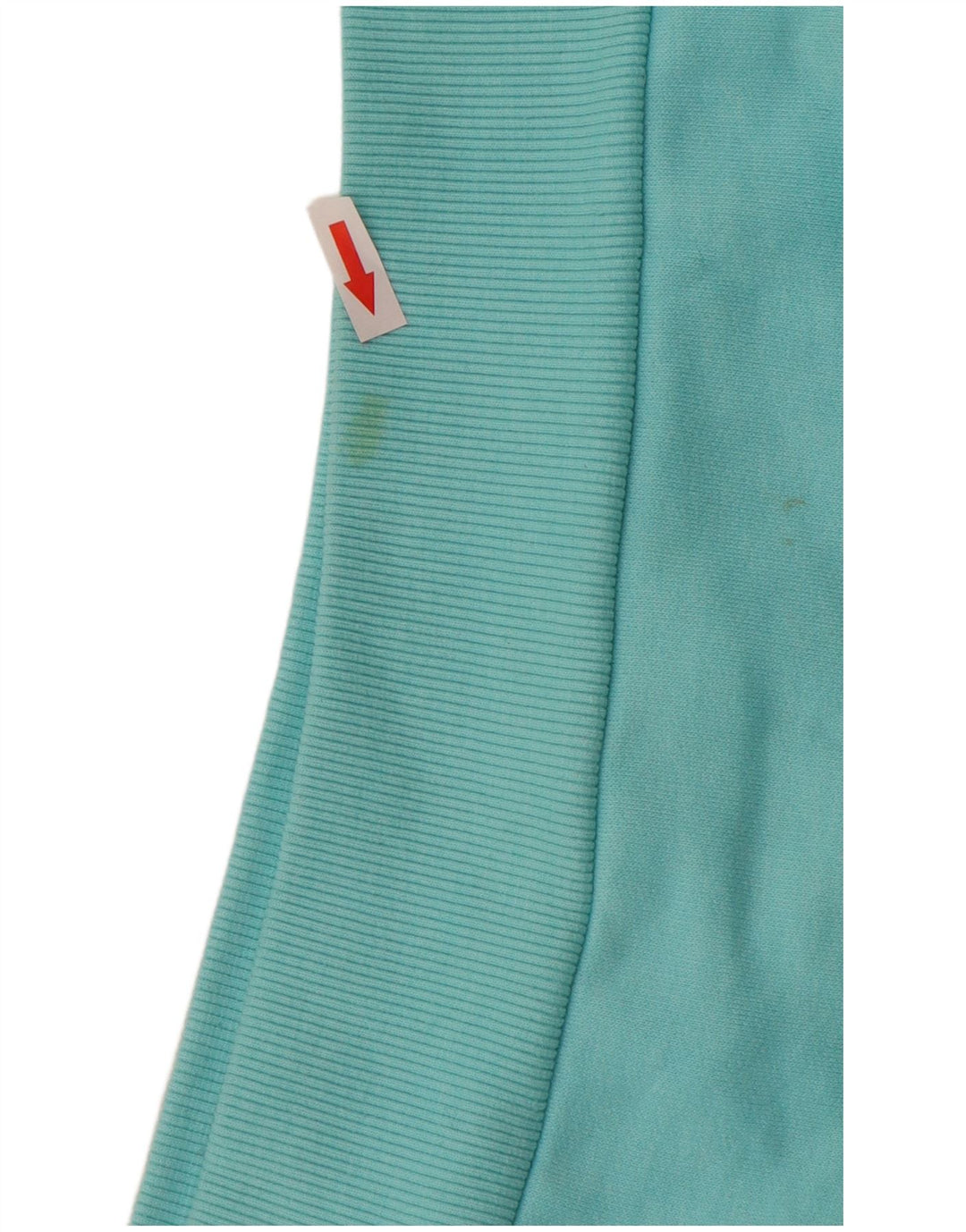 WEIRD FISH Γυναικείο γραφικό μπλούζα με κουκούλα UK 10 Μικρό τιρκουάζ βαμβάκι