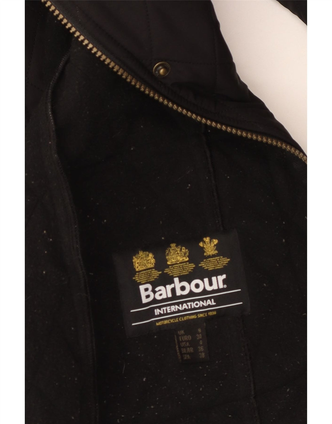 Γυναικείο καπιτονέ μπουφάν Barbour UK 8 Small Black Polyester