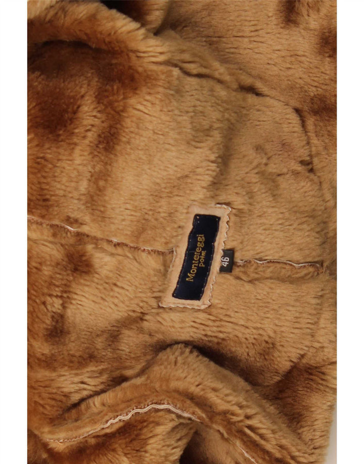 Γυναικείο Shearling Coat Montereggi IT 46 Large Beige Leather