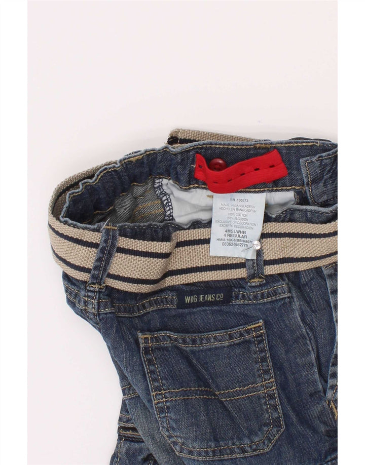 Τζιν σορτς Wrangler Boys Cargo 3-4 ετών W22 Μπλε βαμβακερό