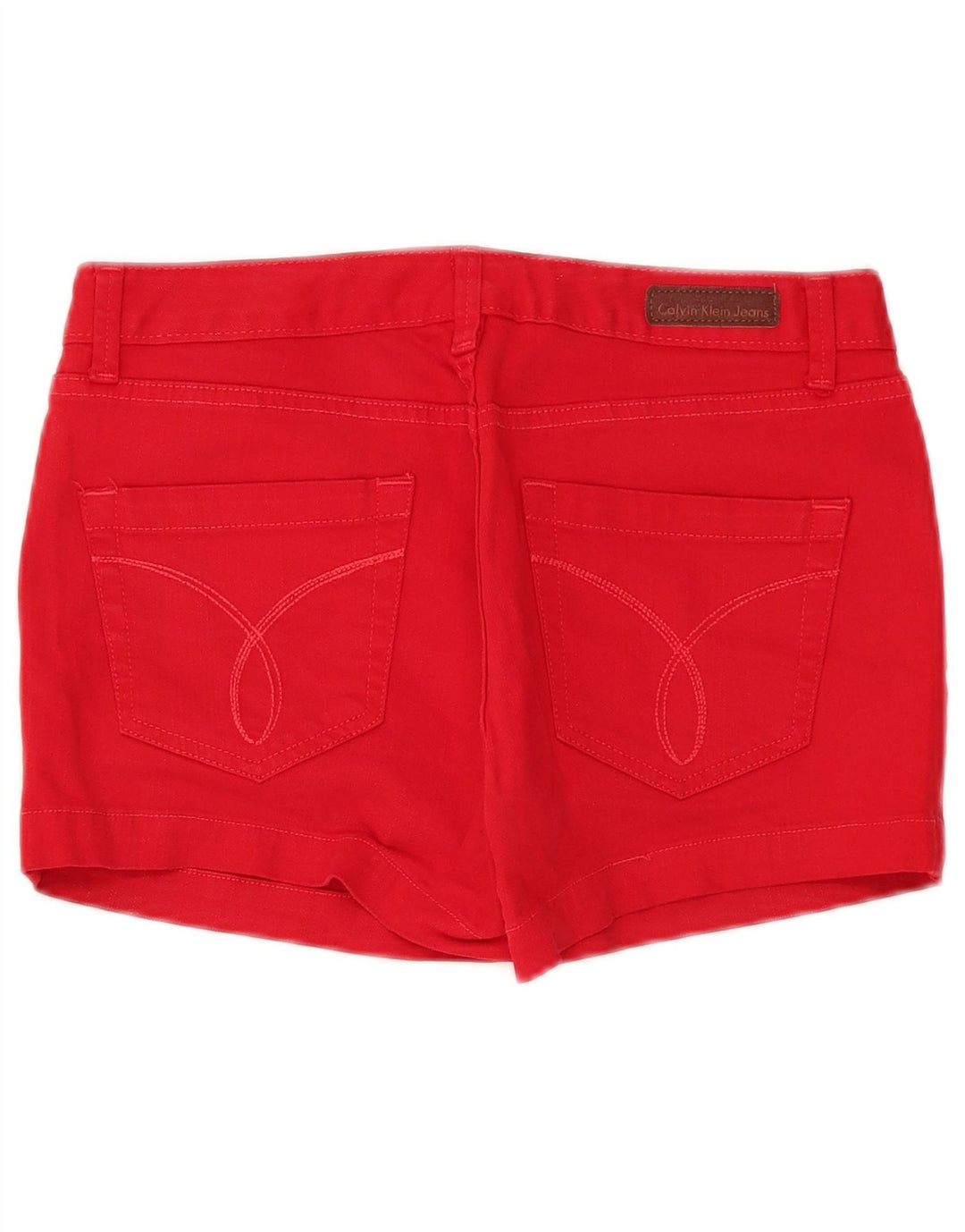 Γυναικείο τζιν σορτς Calvin Klein W26 Μικρό κόκκινο βαμβακερό