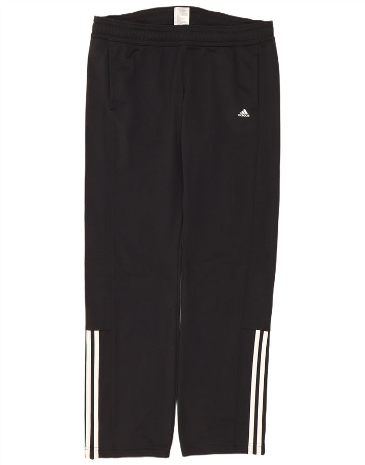Adidas Γυναικεία φόρμα παντελόνι UK 12/14 Μεσαίο μαύρο πολυεστέρα