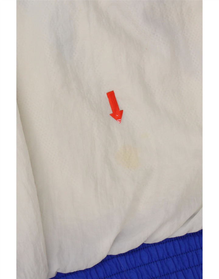 Vintage γυναικεία αθλητική φόρμα Top Jacket UK 14 Medium White Colourblock