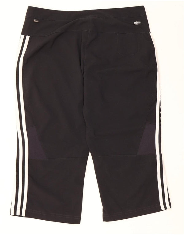 ADIDAS Womens Climacool Capri Trousers UK 12 Medium W32 L19 Black