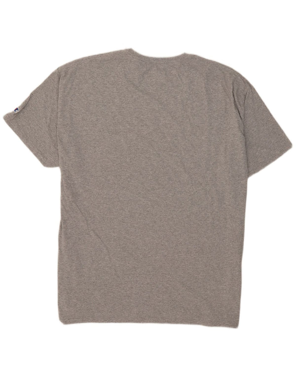 Champion Mens Lowa State Cyclones Graphic T-Shirt Top 2XL Γκρι βαμβακερό