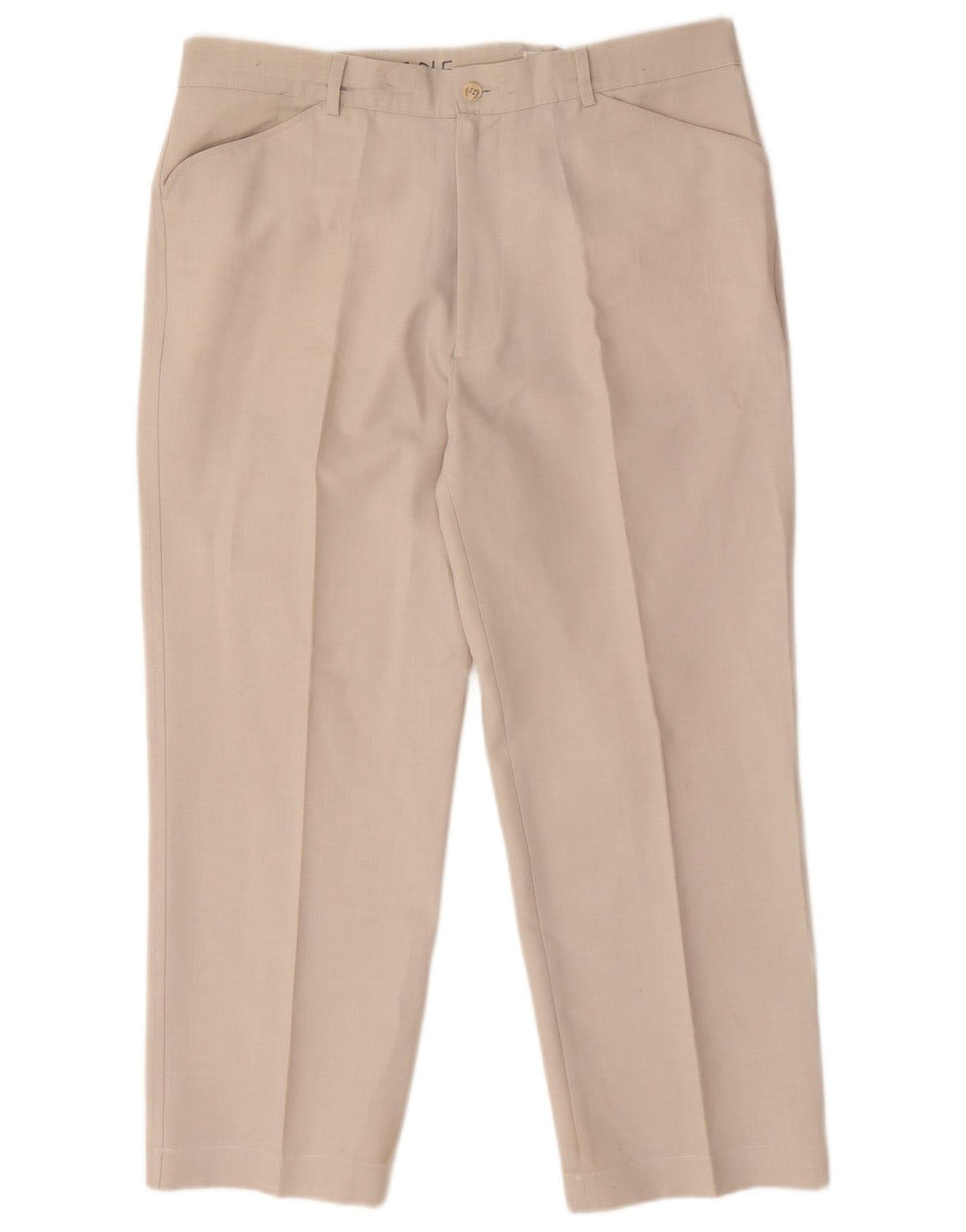 Farah Ανδρικό ίσιο casual παντελόνι W38 L26 Beige Polyester
