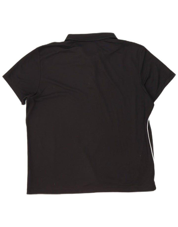 Ανδρικό πουκάμισο ADIDAS Climalite Polo XL Μαύρο