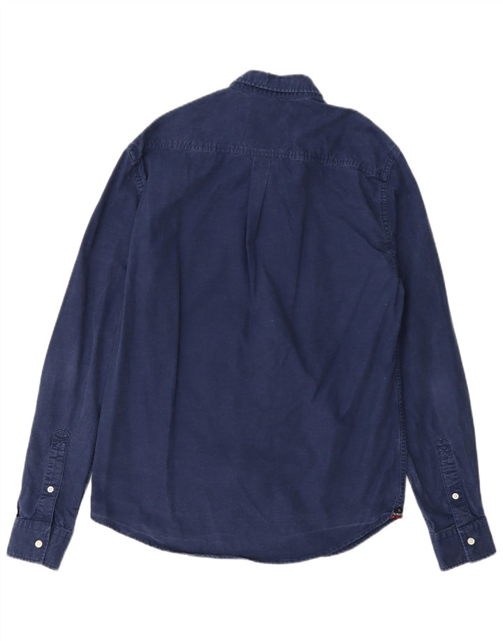 Ανδρικό πουκάμισο Superdry Μοντέρνο Classic Fit Βαμβακερό μεσαίο ναυτικό