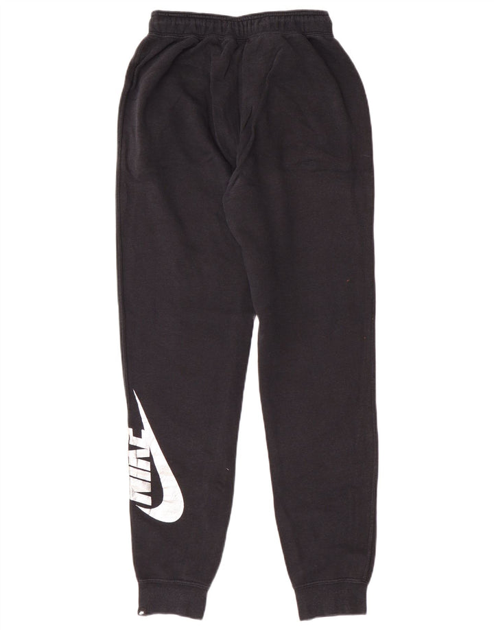 Nike Γυναικεία φόρμα αθλητικής φόρμας γραφικά Joggers UK 6 XS Μαύρα βαμβακερά σπορ