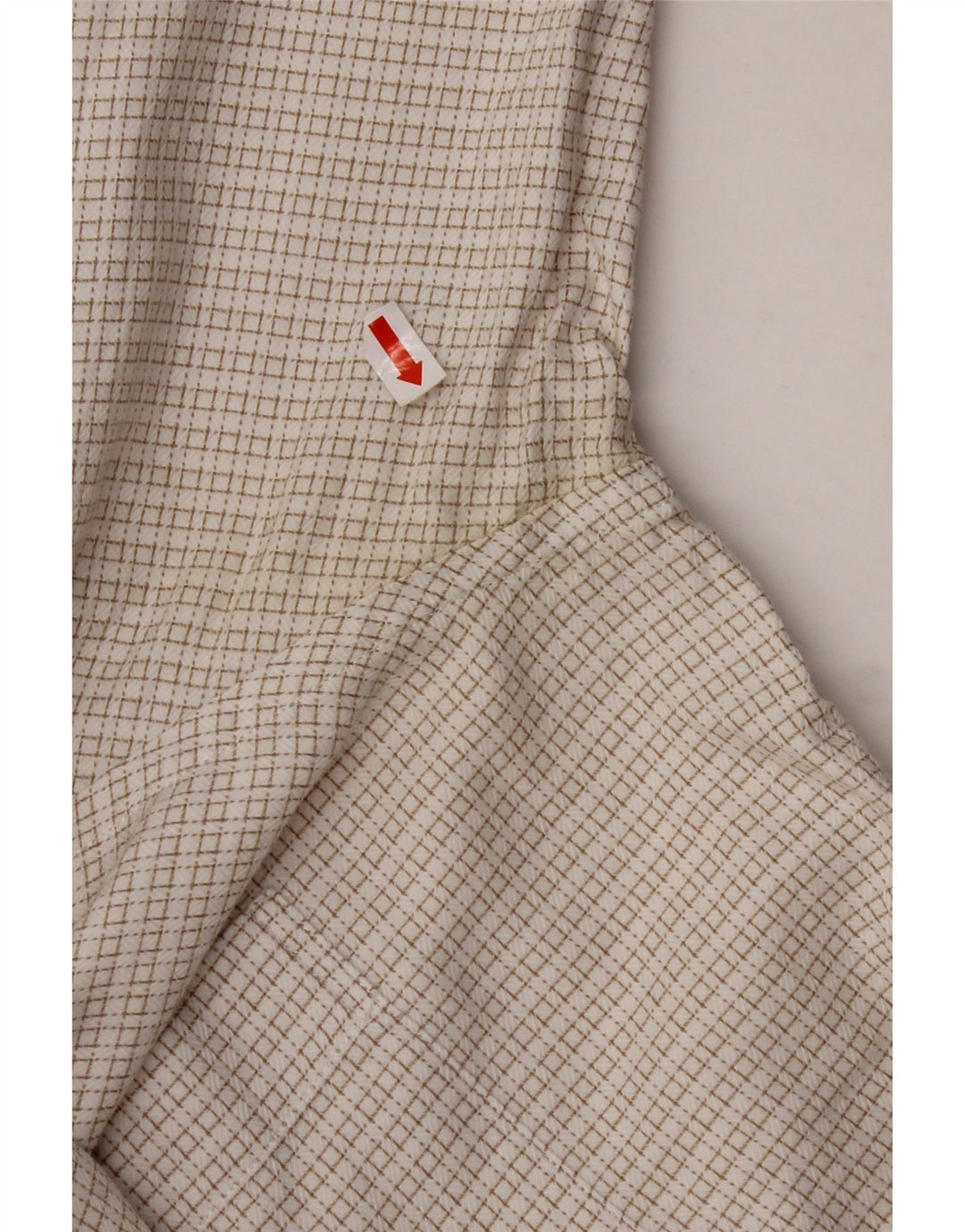 PAL ZILERI Ανδρικό πουκάμισο μέγεθος 40 15 3/4 Medium Off White Gingham