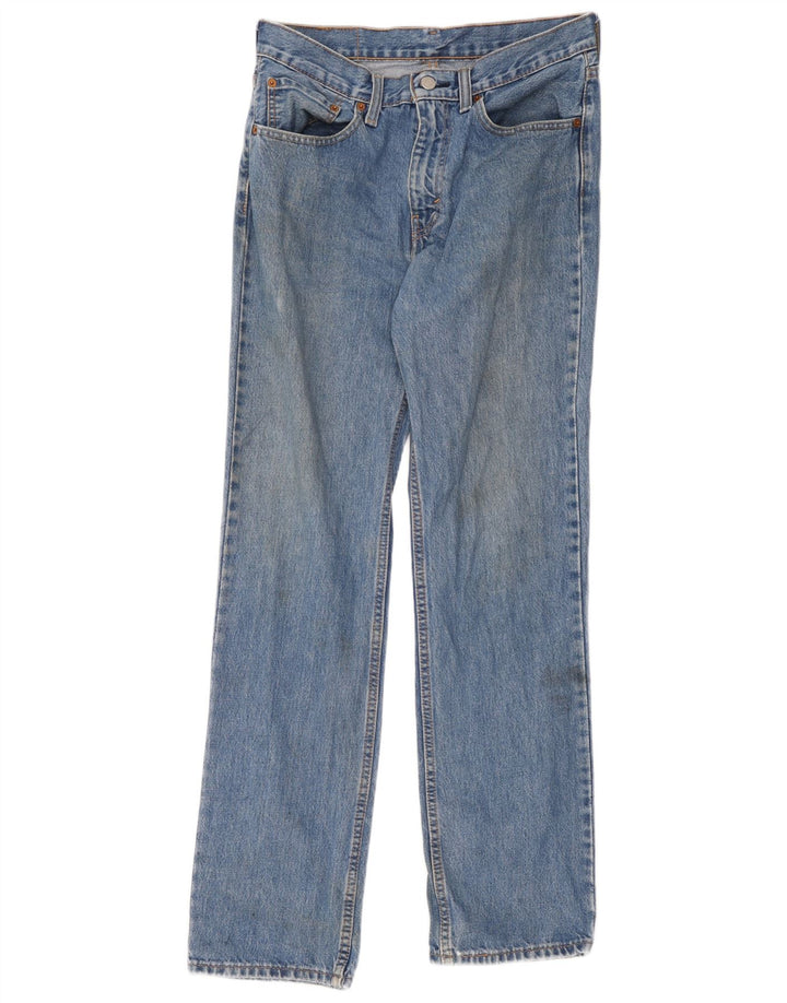 Levi's Mens 516 Straight Jeans W31 L32 Μπλε βαμβακερό