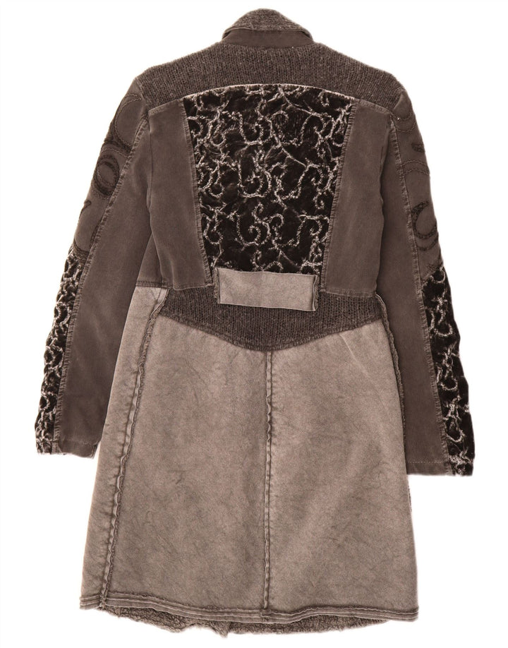 Elisa Cavaletti Γυναικείο Πανωφόρι UK 10 Small Grey Paisley