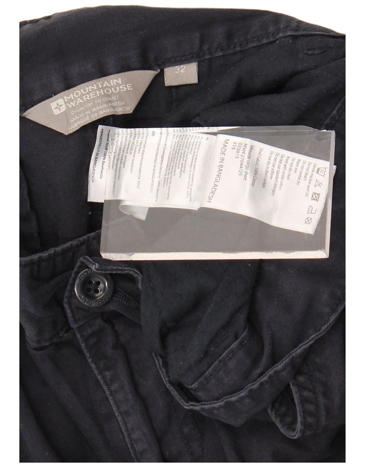 MOUNTAIN WAREHOUSE Ανδρικό σορτς Cargo W32 Medium Navy Blue Cotton