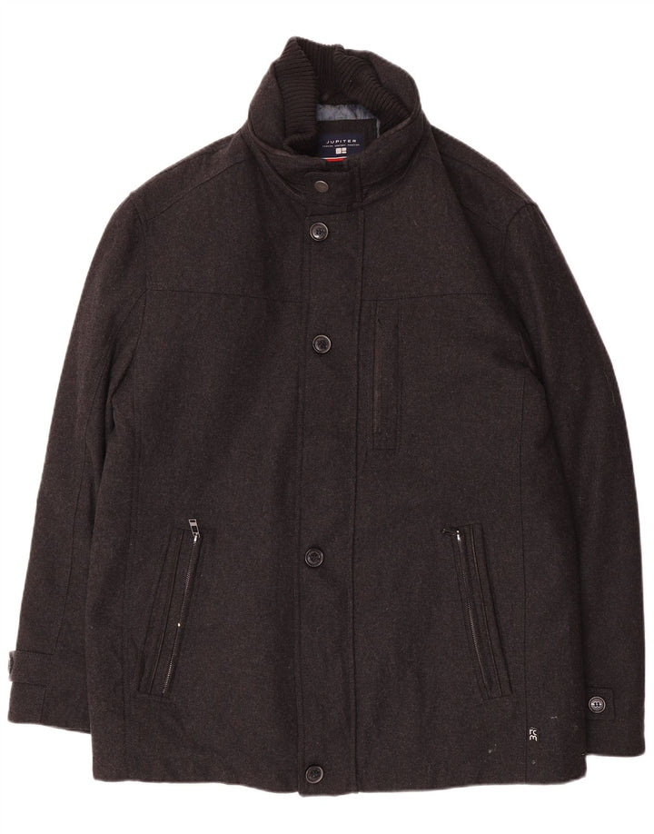 Ανδρικό πανωφόρι Jupiter UK 42 XL Γκρι μαλλί
