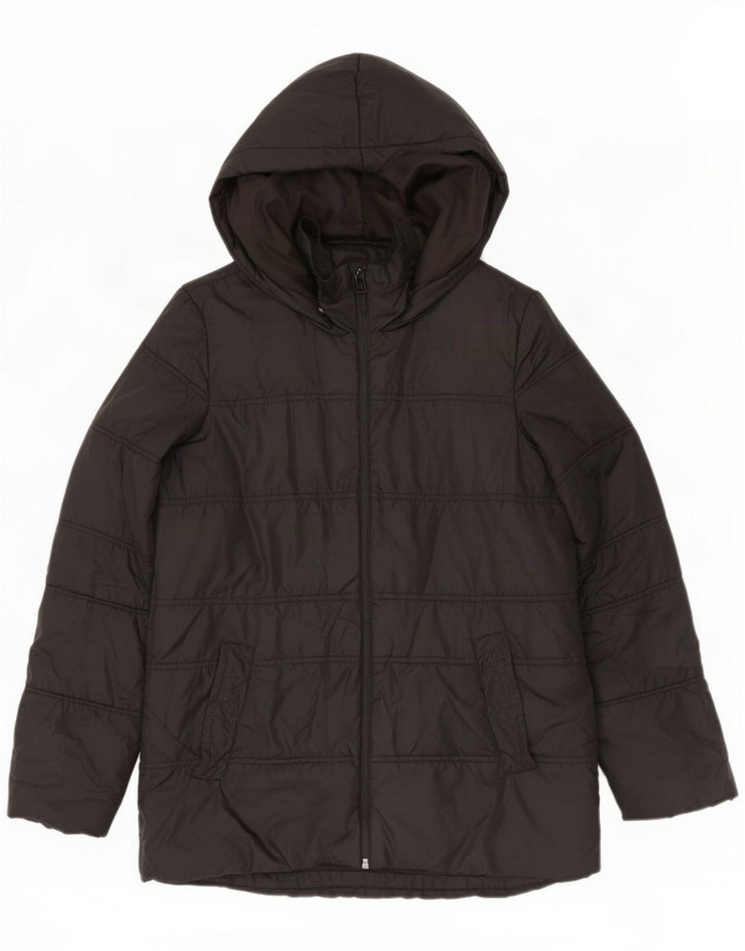 Puma Boys Hooded Jacket padded 13-14 Years Black Polyester