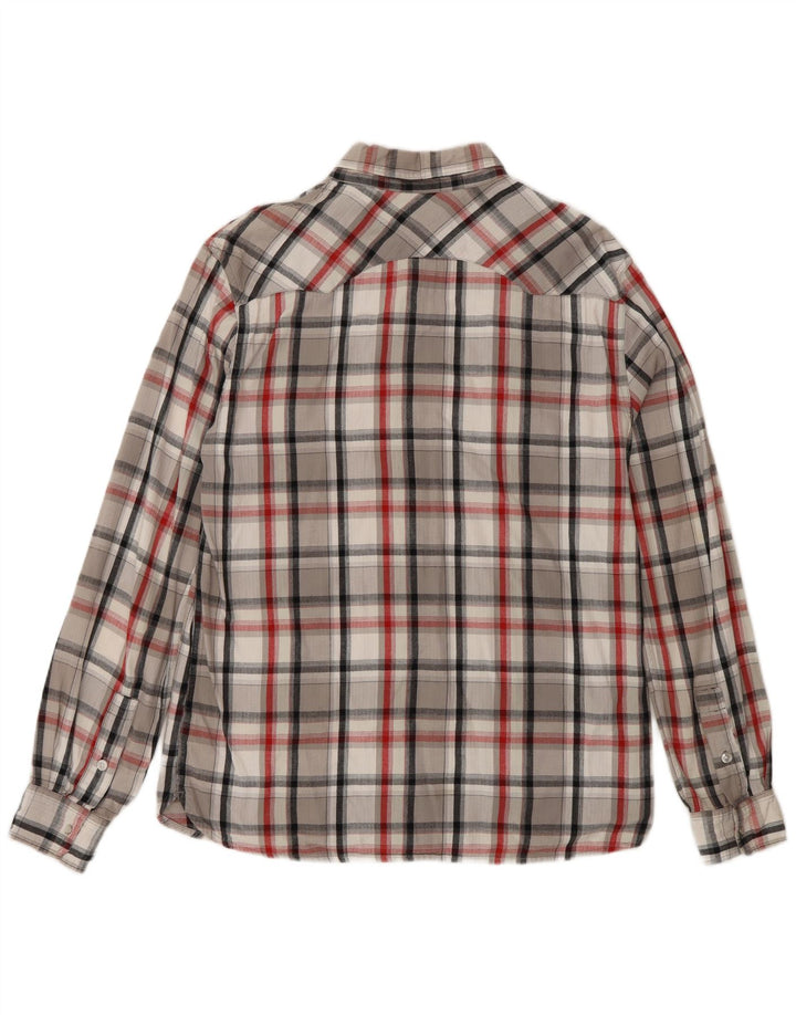 Ανδρικό φανελένιο πουκάμισο Levi's Medium Grey Check Cotton