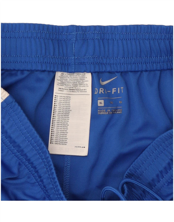 Ανδρικό αθλητικό σορτς NIKE Dri Fit XL Blue Colourblock Πολυεστέρας