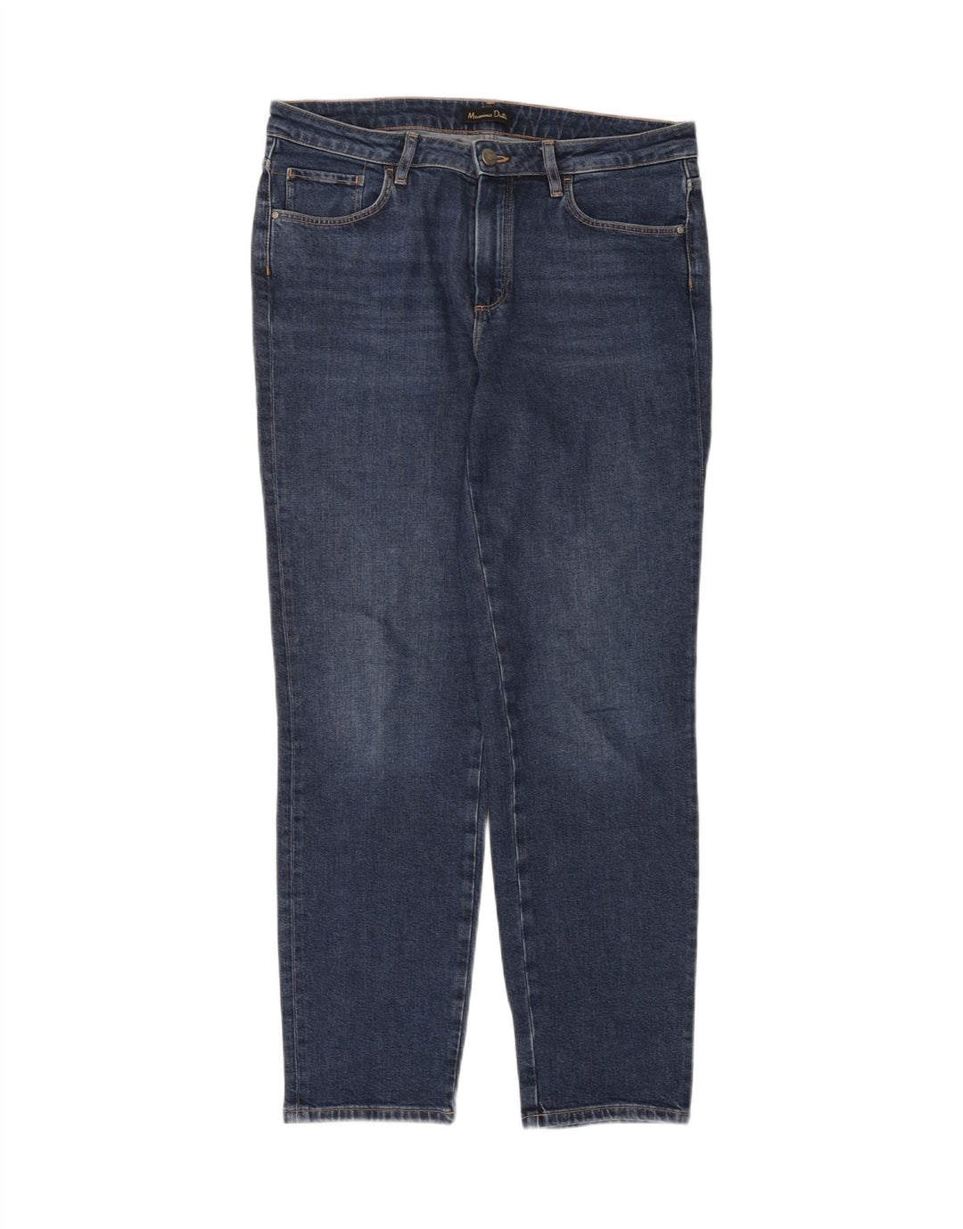 Massimo Dutti Γυναικεία Slim Jeans EU 40 Medium W30 L30 Blue Cotton