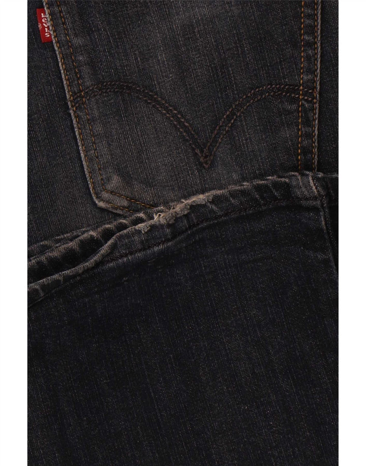 Levi's Womens 514 Bootcut Jeans W30 L32 Navy Blue Cotton