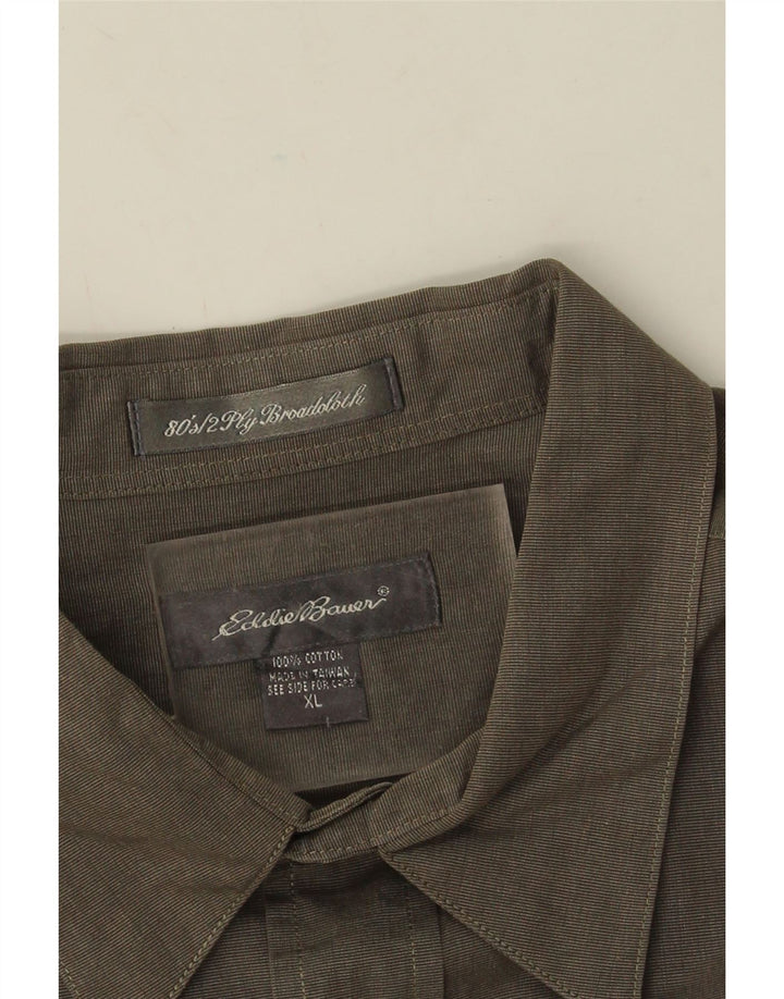 Ανδρικό πουκάμισο Eddie Bauer XL Χακί βαμβακερό