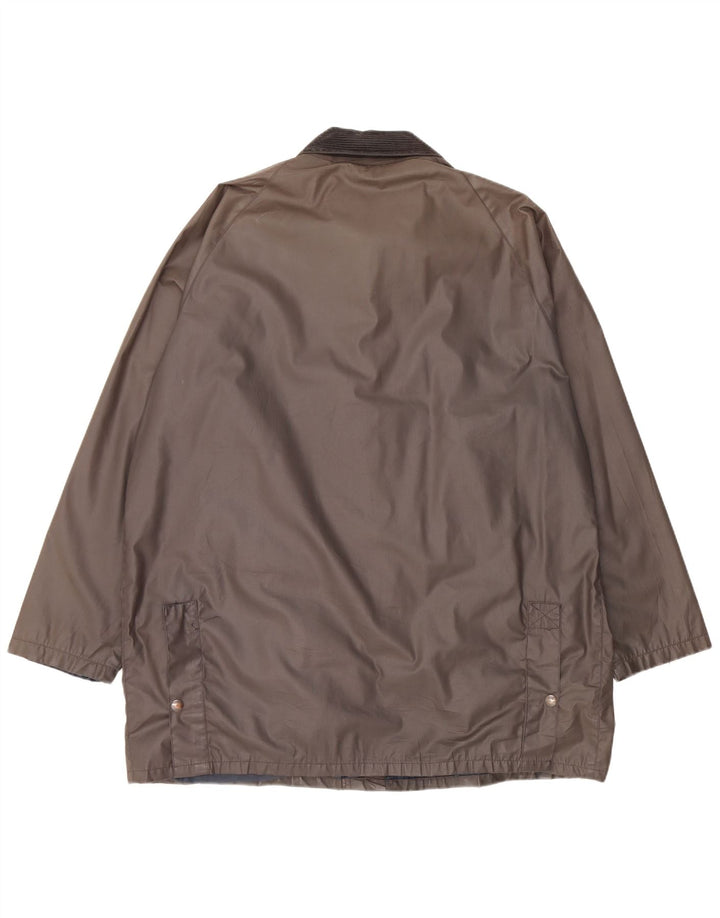 Conbipel Ανδρικό κερωμένο βαμβακερό μπουφάν UK 42 XL Khaki Polyester