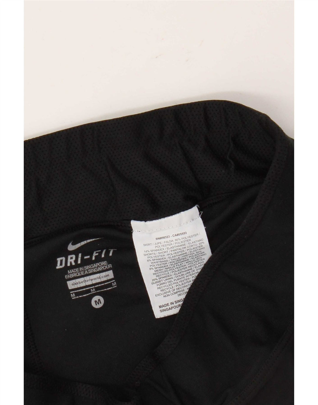 Nike γυναικείο Dri Fit Skort UK 14 Μεσαίο μαύρο πολυεστέρα