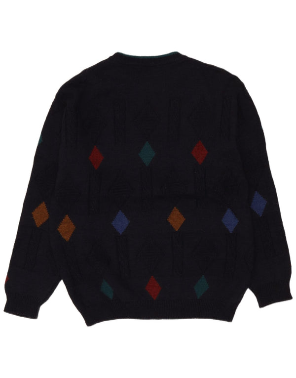 Ανδρικό πουλόβερ Marks & Spencer Crew Neck Jumper Medium Navy Blue